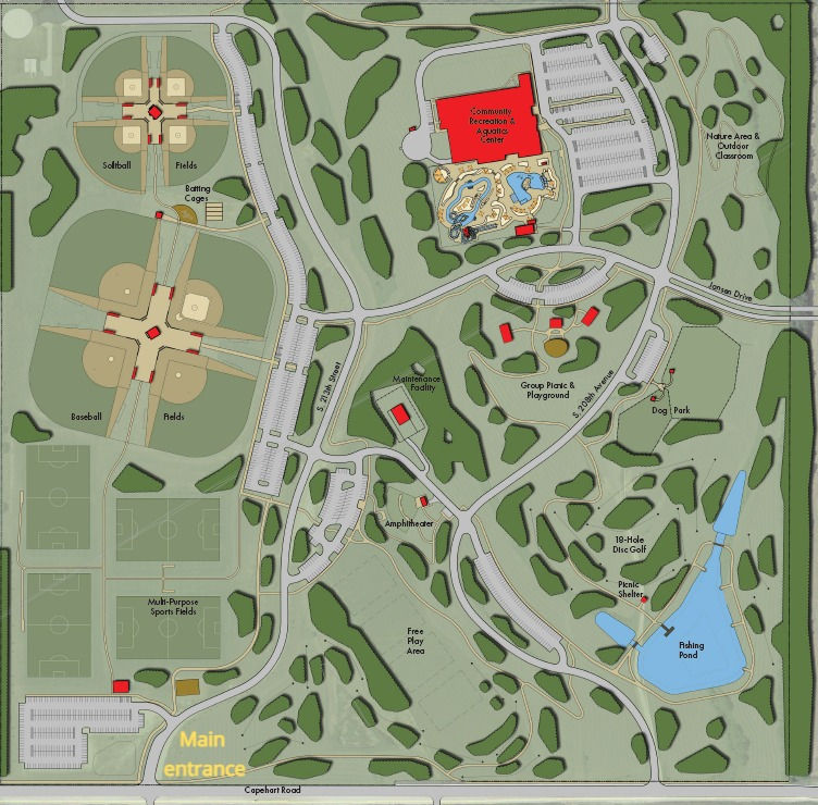 Park Map Gretna Crossing Park